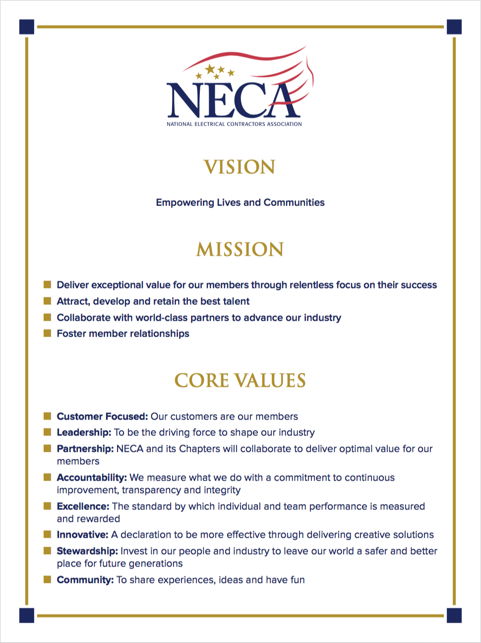 electrical contractors association